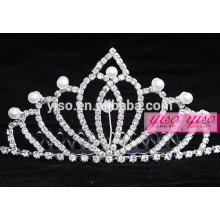 Mode Perle Prinzessin echten Diamanten Braut Tiaras